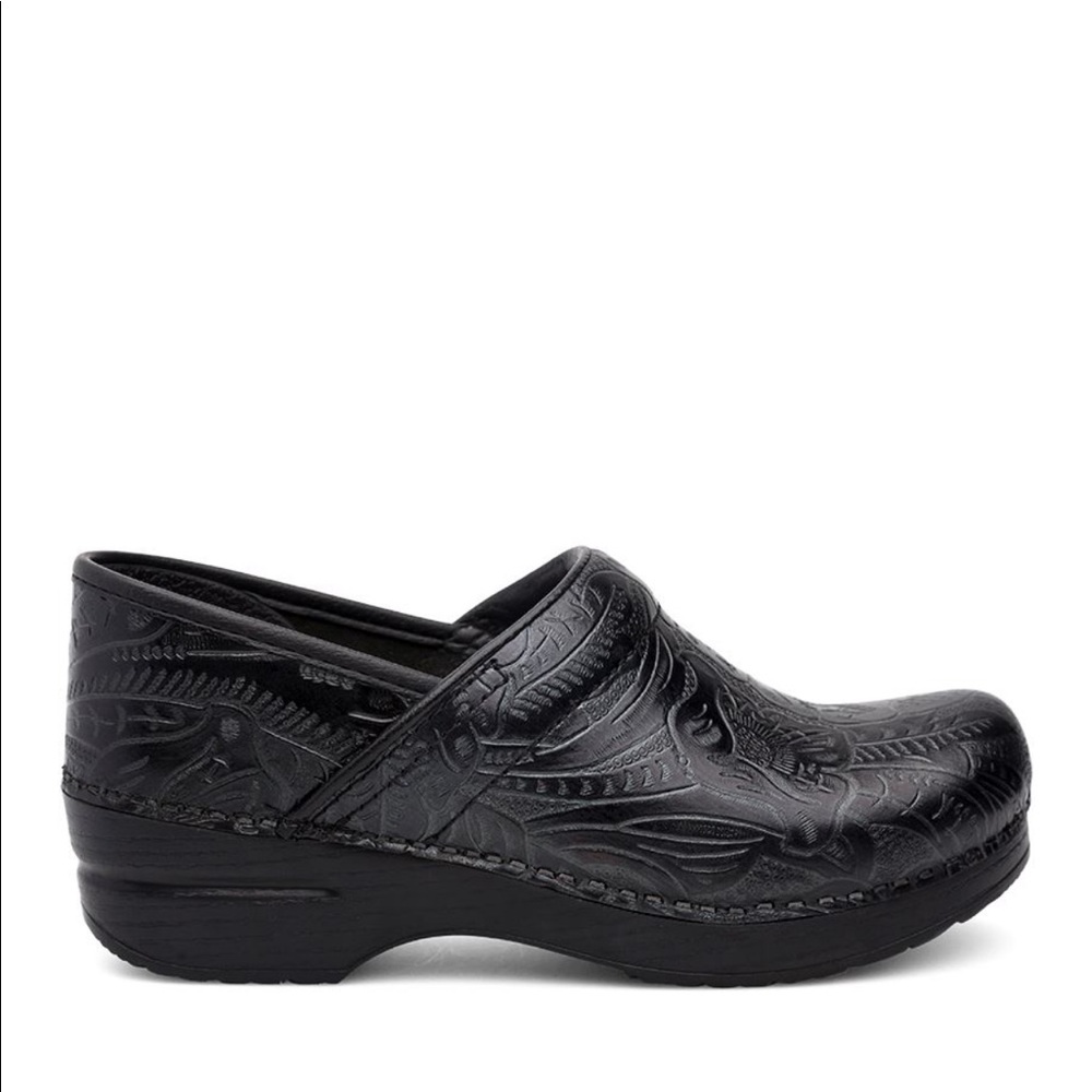 Dansko professional black tooled clogs size 36